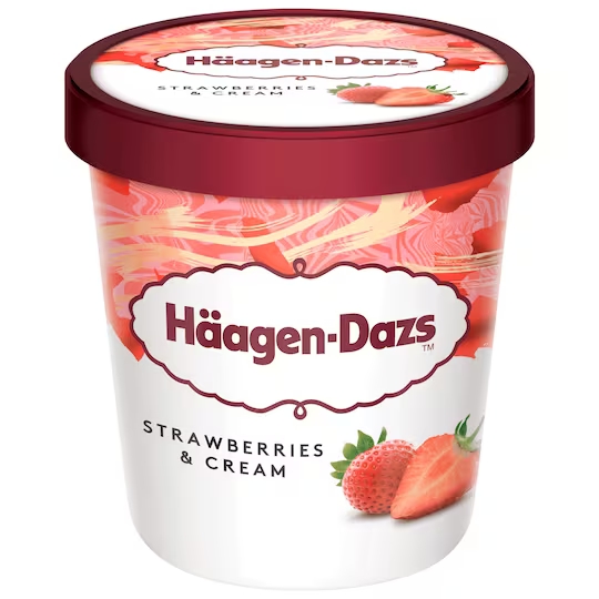 Häagen Dazs Strawberry Cream