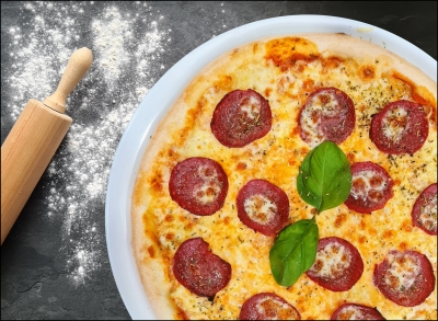 Pizza Salami Large